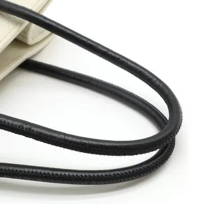 Pre-owned Balenciaga Black Ivory Leather Shoulder Bag Tote Bag ()