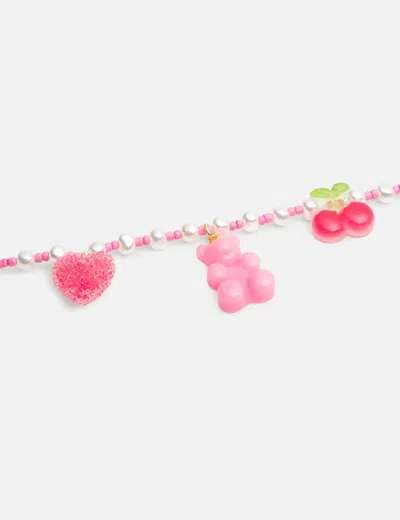 Crystal Haze Cutesy Bag Chain In Multi