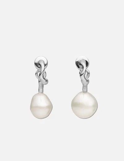 Maria Black Operaen Studs In Metallic