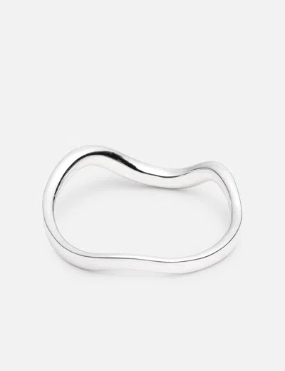 Maria Black Rose Ring In White