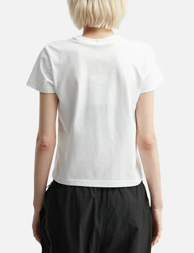 Alexander Wang T Puff Logo Shrunken T-shirt In White