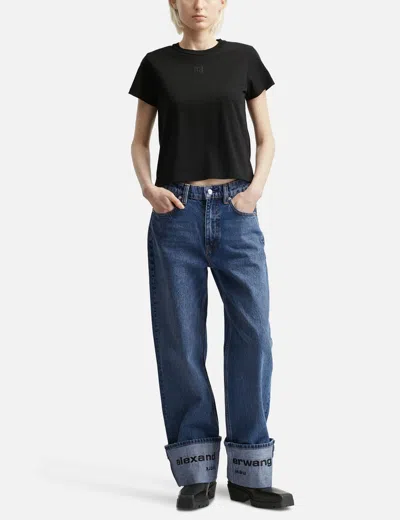Alexander Wang T T By Alexander Wang Essential T-shirt In Black