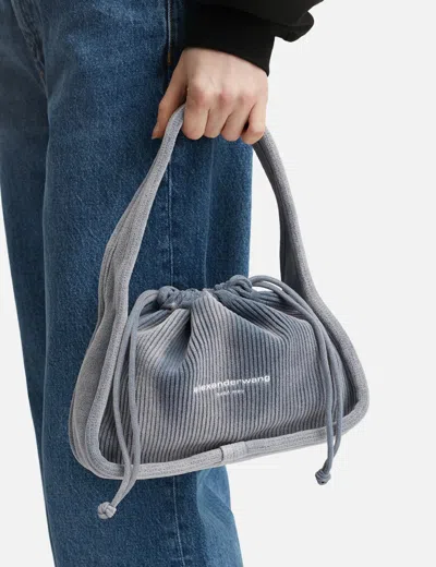 Alexander Wang Small Ryan Ribbed Shoulder Bag