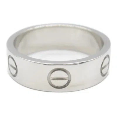 Pre-owned Cartier White Gold White Gold (18k) Band Ring ()
