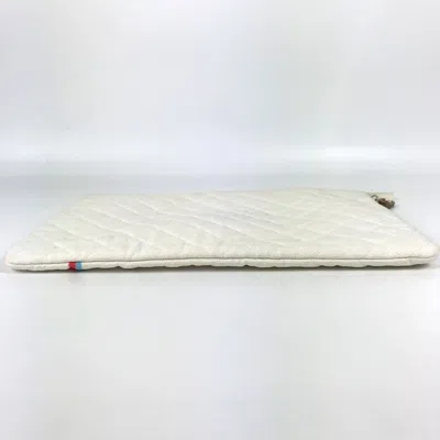 Pre-owned Chanel Blue Pink White Canvas Clutch Bag Pouch ()