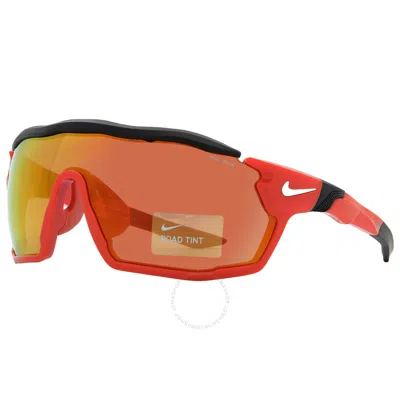 Nike Orange Mirror Shield Unisex Sunglasses  Show X Rush Team Fd1887 891 58