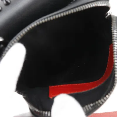 Pre-owned Christian Louboutin Black Leather Shoulder Bag ()