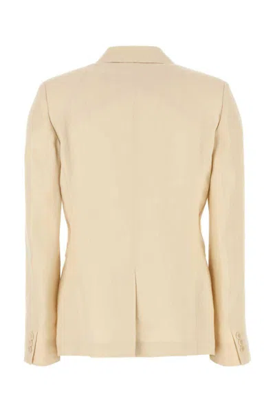 Weekend Max Mara Single-button Tailored Blazer In Neutral