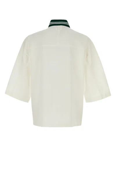 Jacquemus La Chemise Baseball Mc In Neutral