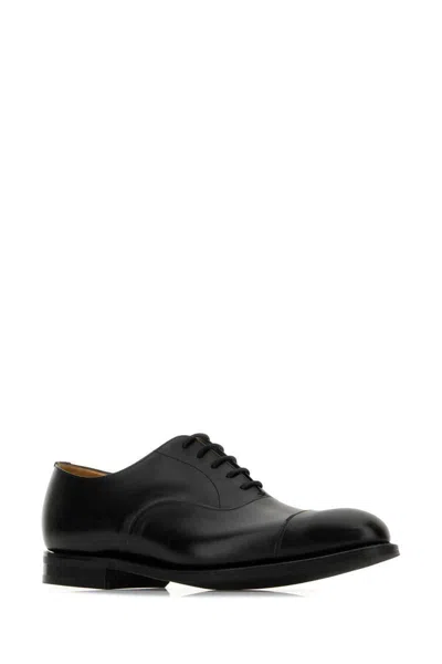 Church's Men Black Leather Consul R 2.0 Lace-up Shoes In Black