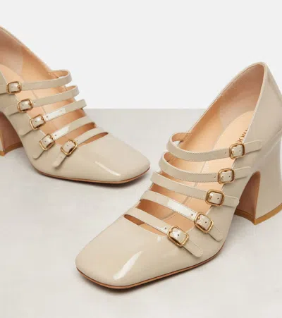 Chloé Janis 80 Patent Leather Mary Jane Pumps