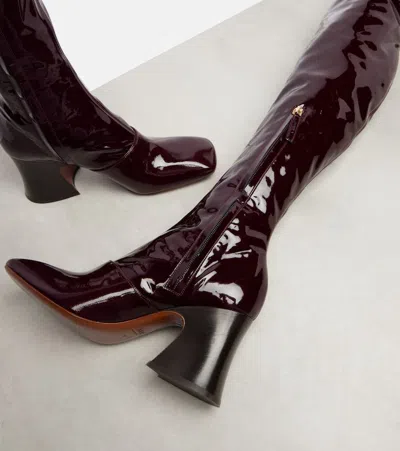 Chloé Janis 80 Rubber Over-the-knee Boots