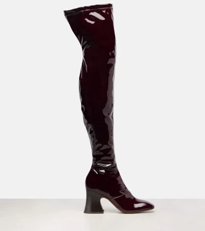 Chloé Janis 80 Rubber Over-the-knee Boots