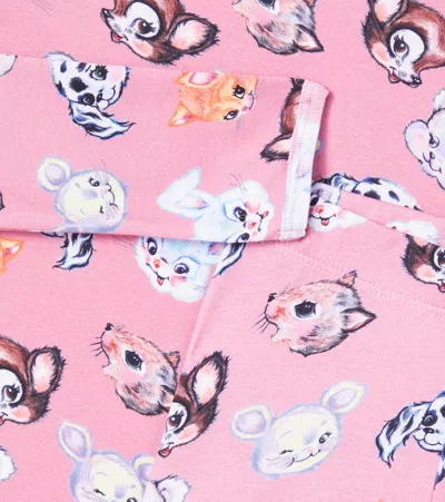 Molo Lue Printed Cotton-blend Pajamas In Pink