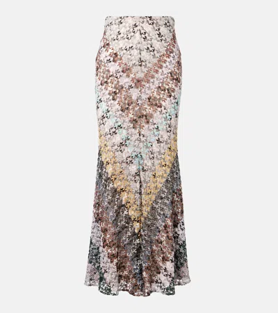Missoni Zigzag Maxi Skirt In Multi