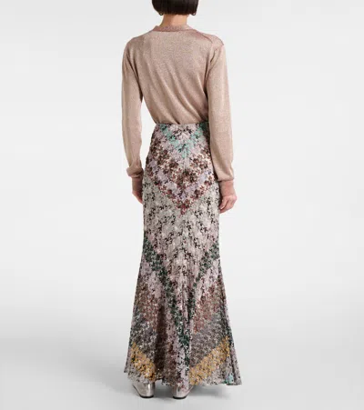 Missoni Zigzag Maxi Skirt In Multi