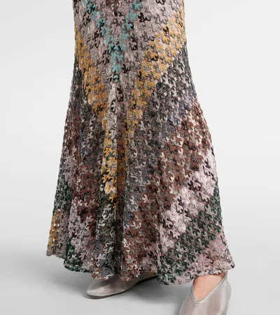 Missoni Zigzag Maxi Skirt In Multi
