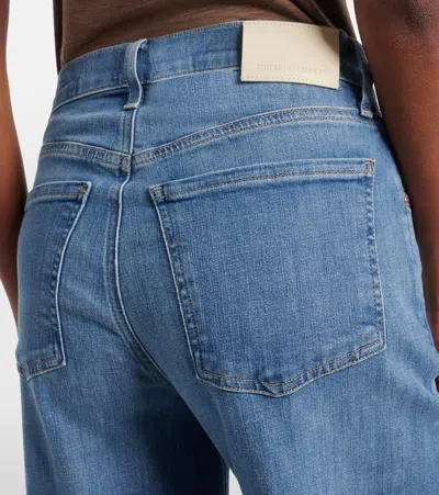 Citizen Of Humanity Lyra Long High-rise Wide-leg Jeans In Blue