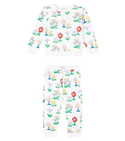 Stella Mccartney Printed Sweatshirt And Sweatpants Set In Multi