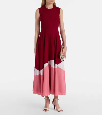Roksanda Gradient Crêpe Cocktail Dress In Multi