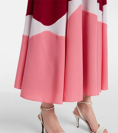 Roksanda Gradient Crêpe Cocktail Dress In Multi
