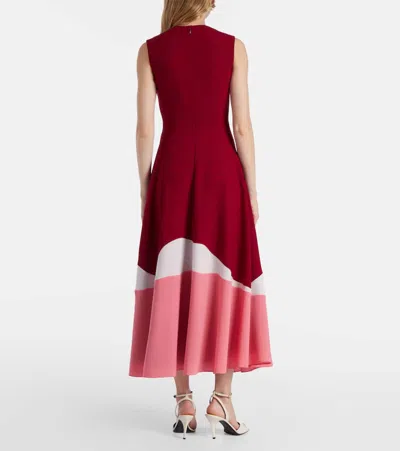Roksanda Gradient Crêpe Cocktail Dress In Multi