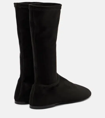 Proenza Schouler Tee Suede Sock Boots In Black