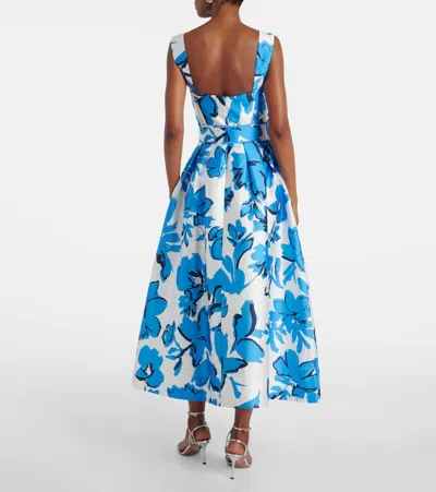 Rebecca Vallance Sapphira Midi Dress In Blue
