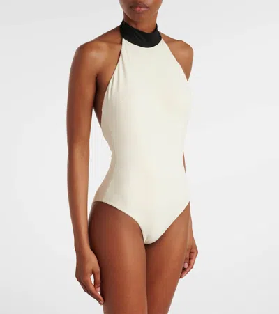 Taller Marmo Hera Swimsuit And Beach Cover-up Set In Neutral