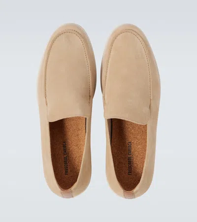 Frescobol Carioca Miguel Suede Loafers In Neutral