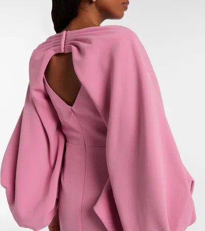 Roksanda Garance Balloon-sleeve Crêpe Gown