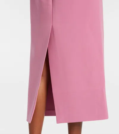 Roksanda Garance Balloon-sleeve Crêpe Gown