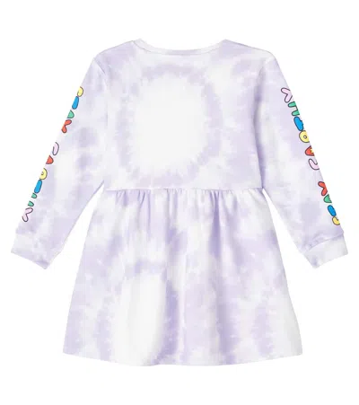 Stella Mccartney Tie-dye Cotton Jersey Dress In Multi