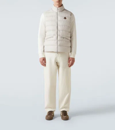 Moncler Treompan Down Vest In Neutral