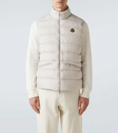 Moncler Treompan Down Vest In Neutral