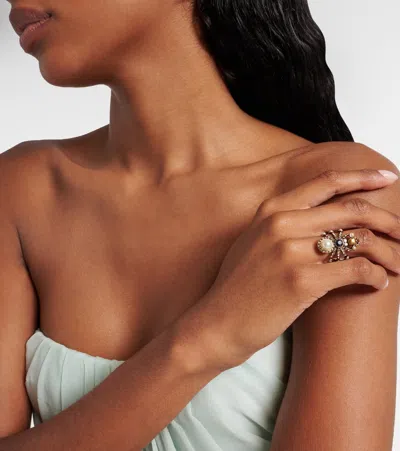 Alexander Mcqueen Spider Embellished Ring