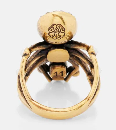 Alexander Mcqueen Spider Embellished Ring