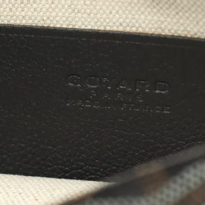 Pre-owned Goyard Black Multi-color Coated Canvas Leather Shoulder Bag ()