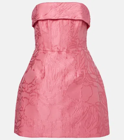 Rebecca Vallance Petra Mini Dress In Pink