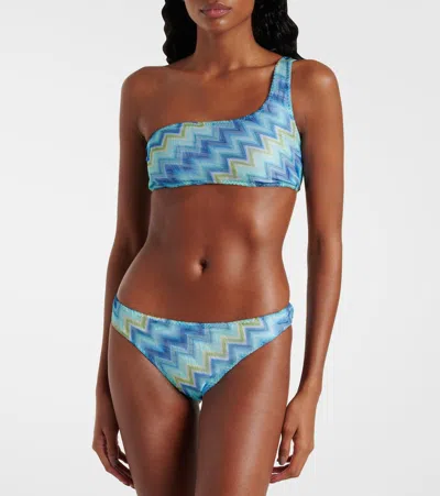 Missoni Zigzag One-shoulder Bikini