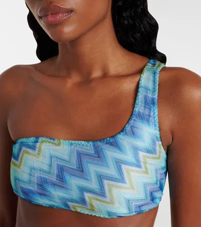 Missoni Zigzag One-shoulder Bikini