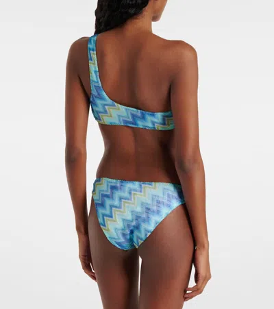 Missoni Zigzag One-shoulder Bikini
