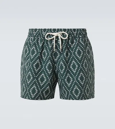 Frescobol Carioca Rio Printed Swim Trunks In Multi