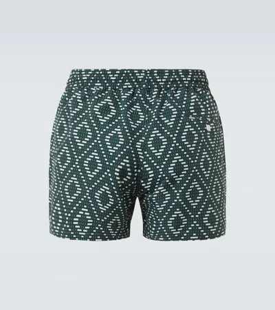 Frescobol Carioca Rio Printed Swim Trunks In Multi