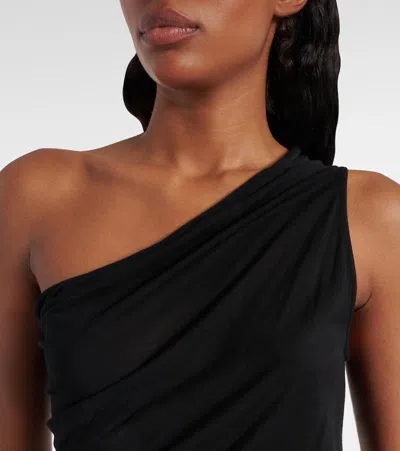 Rick Owens One-shoulder Top In Black