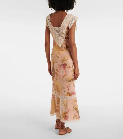 Zimmermann Ascension Floral Cotton Midi Dress