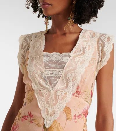 Zimmermann Ascension Floral Cotton Midi Dress