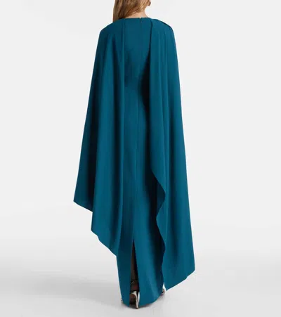 Roksanda Deena Caped Crêpe Gown