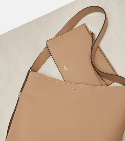 Max Mara Archetipo Medium Leather Shoulder Bag