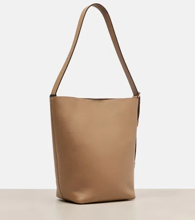 Max Mara Archetipo Medium Leather Shoulder Bag